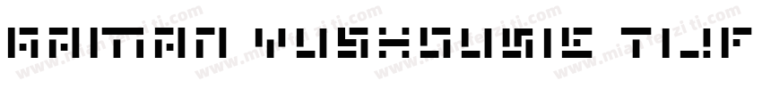 AaMan YushouXie Tijf字体转换